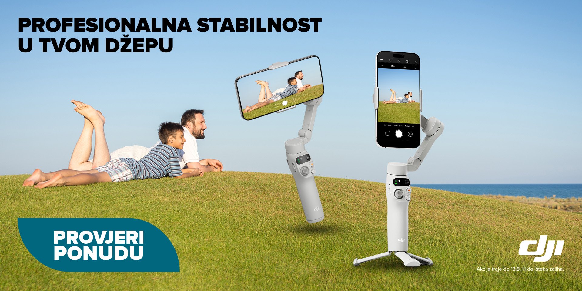 Ostvari popust na gimbal stabilizator DJI Osmo Mobile 7 